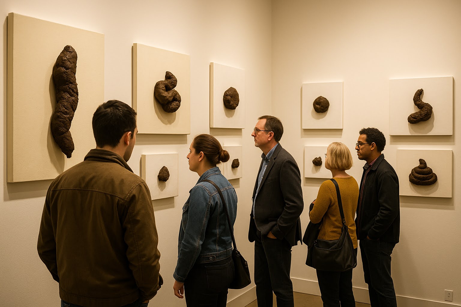 Vancouver Shart Gallery — AI-generated satirical art installation